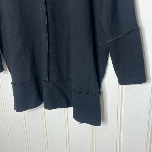 Spanx Black Pullover Sweater 3/4 Sleeve Size Small 465 - Picture 9 of 11